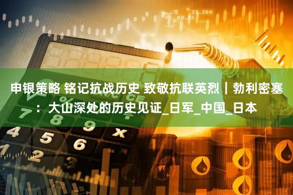 申银策略 铭记抗战历史 致敬抗联英烈｜勃利密塞：大山深处的历史见证_日军_中国_日本