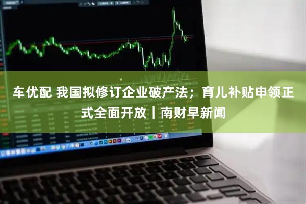 车优配 我国拟修订企业破产法；育儿补贴申领正式全面开放｜南财早新闻
